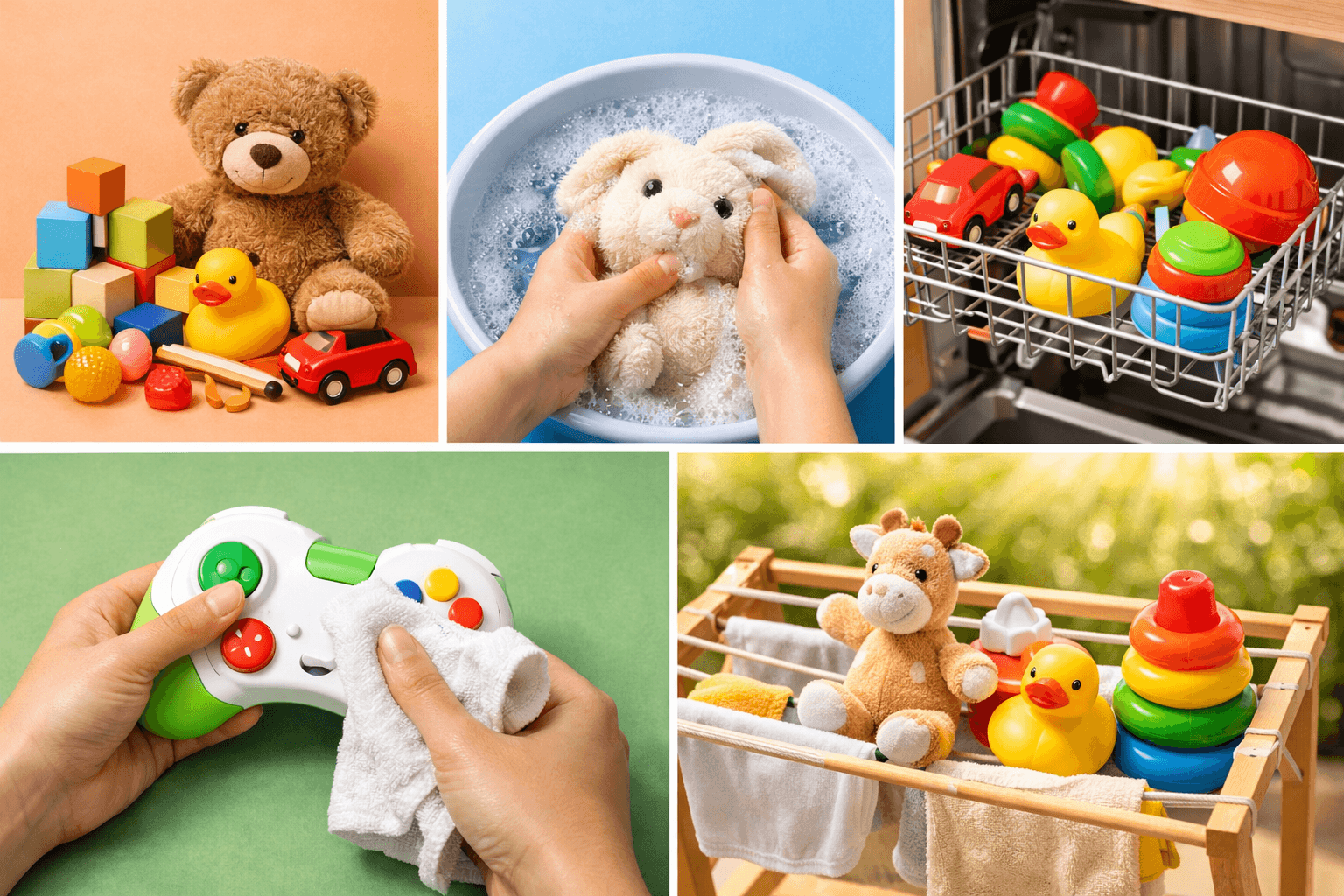 How to Clean and Sanitise Your Kids' Toys — A Safe, Simple Guide