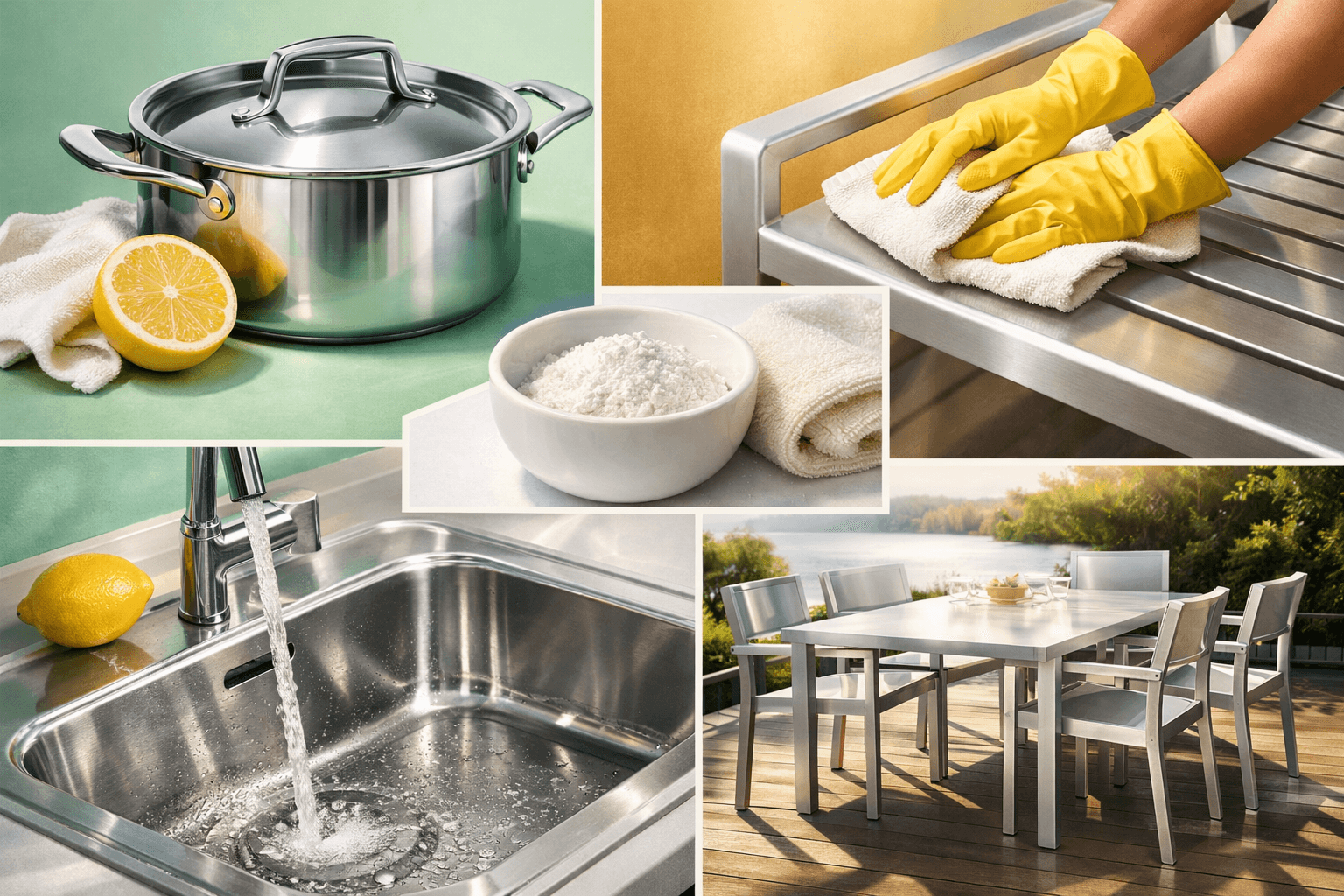 How to Clean and Polish Aluminium — Pots, Pans, Sinks & Outdoor Furniture