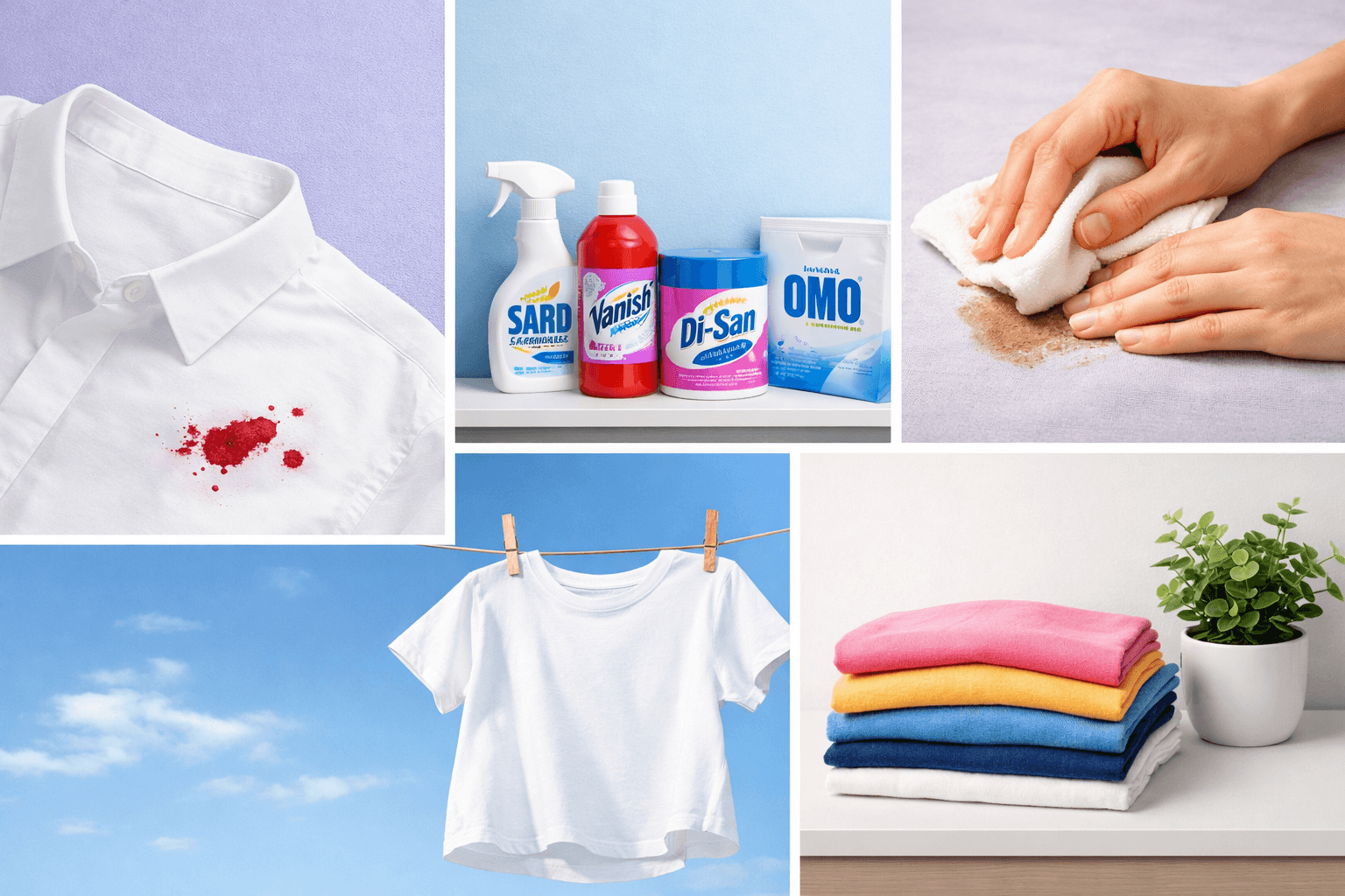 10 Common Clothing Stains and the Proven Methods to Remove Them